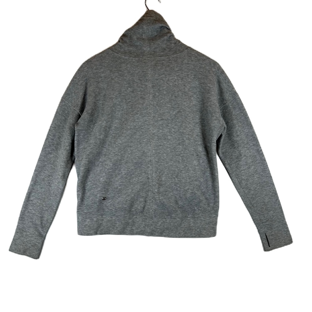Lululemon Heathered Core Light Gray Go Forward Pullover Size 6 W3CQNS - Picture 2 of 10